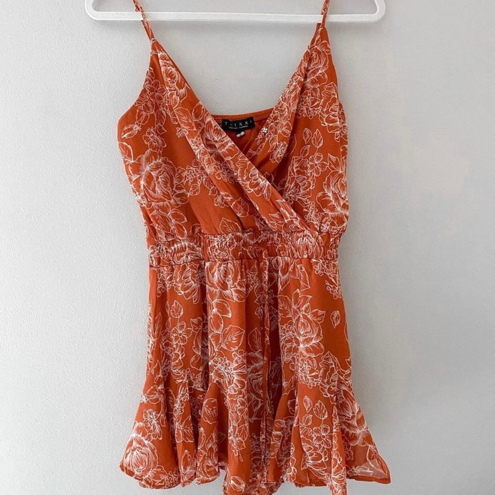 Francescas Burnt Orange Romper